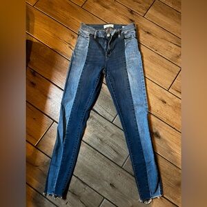 Pacsun high rise two toned ankle jegging size 25